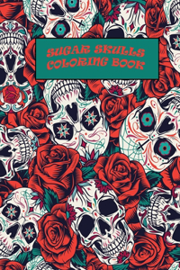 Sugar skulls coloring book
