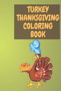 Turkey Thanksgiving Coloring Book