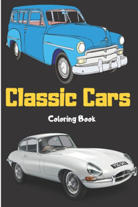 Classic Cars Coloring Book