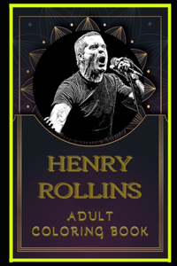 Henry Rollins Adult Coloring Book