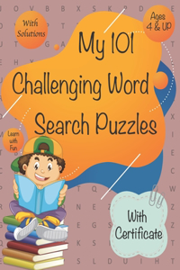 My 101 Challenging word search puzzles