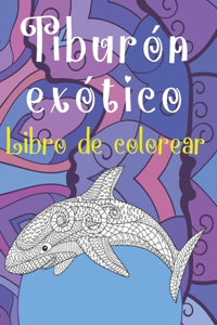 Tiburón exótico - Libro de colorear