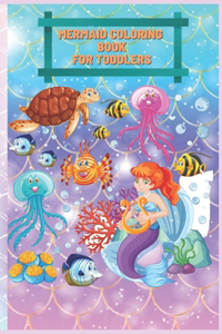 mermaid coloring book for toddlers