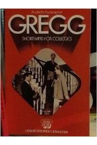 Students Transcript of Gregg Shorthand for Colleges, Vol. 2