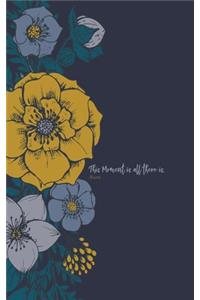 Floral Undated Planner, 2 days per week - diary - journal - planner