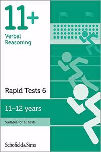 11+ Verbal Reasoning Rapid Tests Book 6: Year 6-7, Ages 11-12