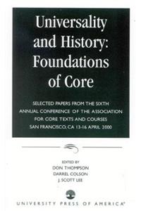 Universality and History: Foundations of Core