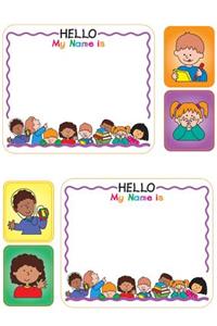 Kids Name Tags Sticker Pack
