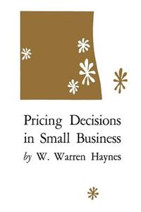 Pricing Decisions in Small Business