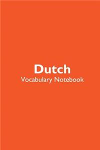 Dutch Vocabulary Notebook