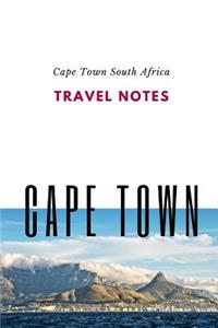 Travel Notes Cape Town
