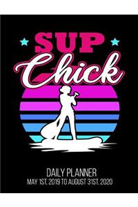 SUP Chick Daily Planner May 1st, 2019 to August 31st, 2020