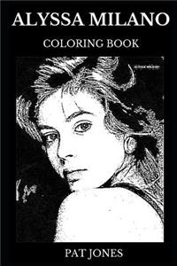 Alyssa Milano Coloring Book