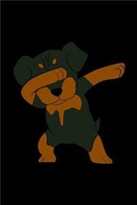 Dabbing Rottweiler