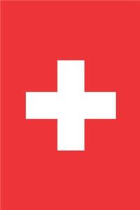 Switzerland Travel Journal - Switzerland Flag Notebook - Swiss Flag Book
