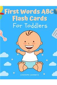 First Words ABC Flash Cards For Toddlers