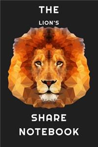 The Lion's Share Notebook