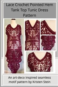 Lace Crochet Pointed Hem Tank Top Tunic Dress Pattern