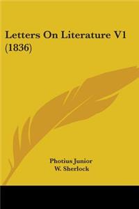 Letters On Literature V1 (1836)