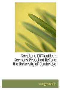 Scripture Difficulties
