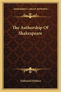 The Authorship Of Shakespeare
