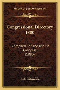 Congressional Directory 1880