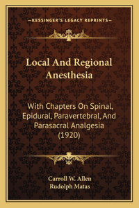 Local And Regional Anesthesia