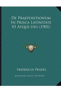 de Praepositionum in Prisca Latinitate VI Atque Usu (1901)