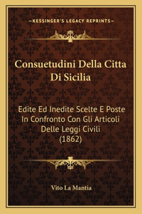 Consuetudini Della Citta Di Sicilia