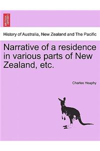Narrative of a Residence in Various Parts of New Zealand, Etc.