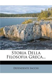Storia Della Filosofia Greca...