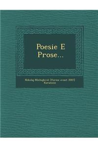 Poesie E Prose...