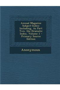 Annual Magazine Subject-Index