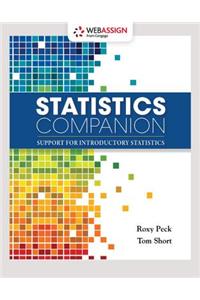 Webassign for Peck/Short, Statistics Companion: Support for Introductory Statistics, Printed Access Card, Single-Term
