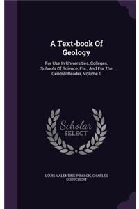A Text-book Of Geology