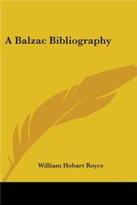 Balzac Bibliography