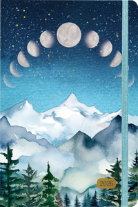 2026 Moonlit Mountains Weekly Planner (16 Months, Sept 2025 to Dec 2026)