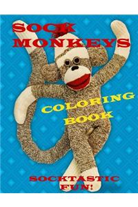 Sock Monkeys Coloring Book