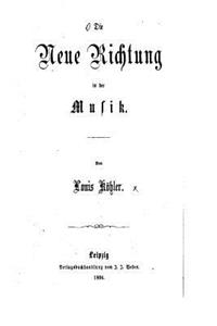 Die Neue Richtung in der Musik