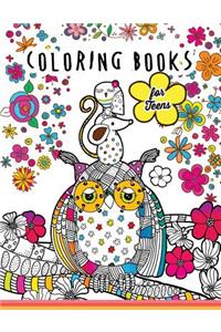 Coloring books for teens
