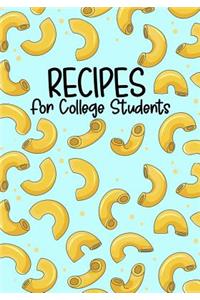 Recipes for College Students