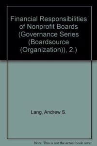 Financial Responsibilities of Nonprofit Boards
