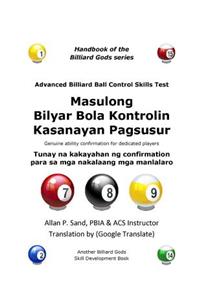 Masulong Bilyar Bola Kontrolin Kasanayan Pagsusur