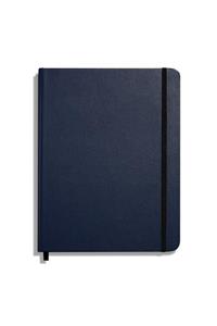Shinola Journal, HardLinen, Grid, Navy (7x9)