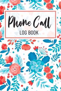 Phone Call Log Book