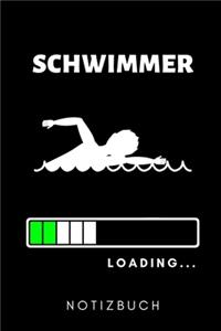 Schwimmer Loading... Notizbuch