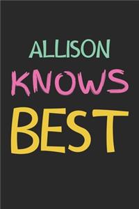 Allison Knows Best