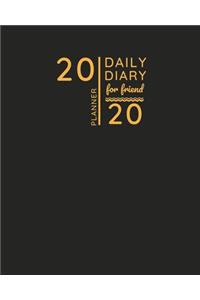 2020 Planner Diary for Friend