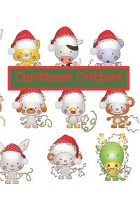 Christmas Critters cute notebook