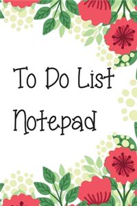 To Do List Notepad